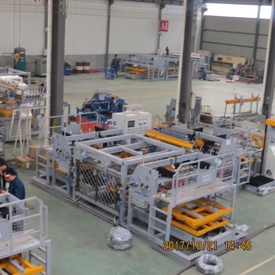 Doğruluk 0.01mm 250KVA Çit Örgü Kaynak Makinesi Otomatik 3D Bükme