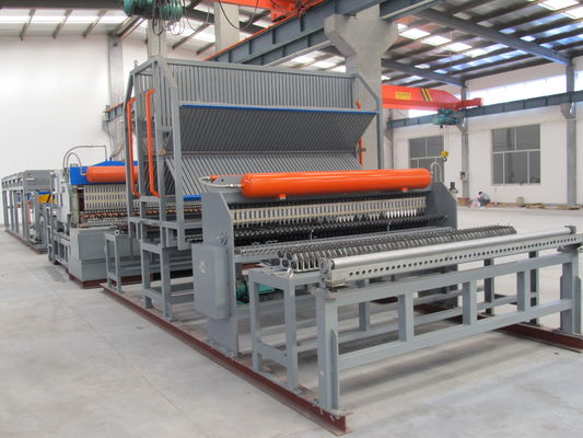 Hasır için Otomatik uzunluk 6000mm Çok Noktalı Nokta Kaynak Makinesi
